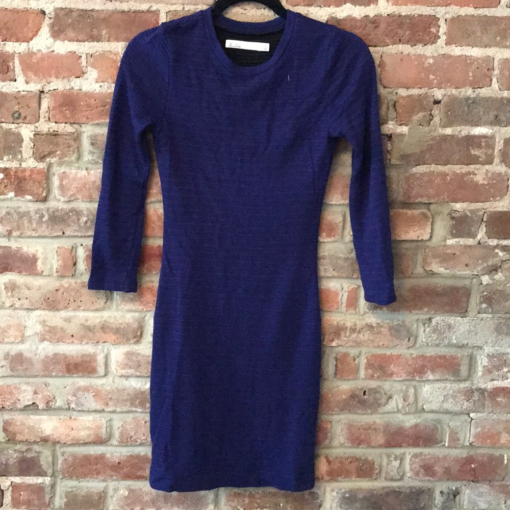 Madewell dark blue sweater dress sz XS
